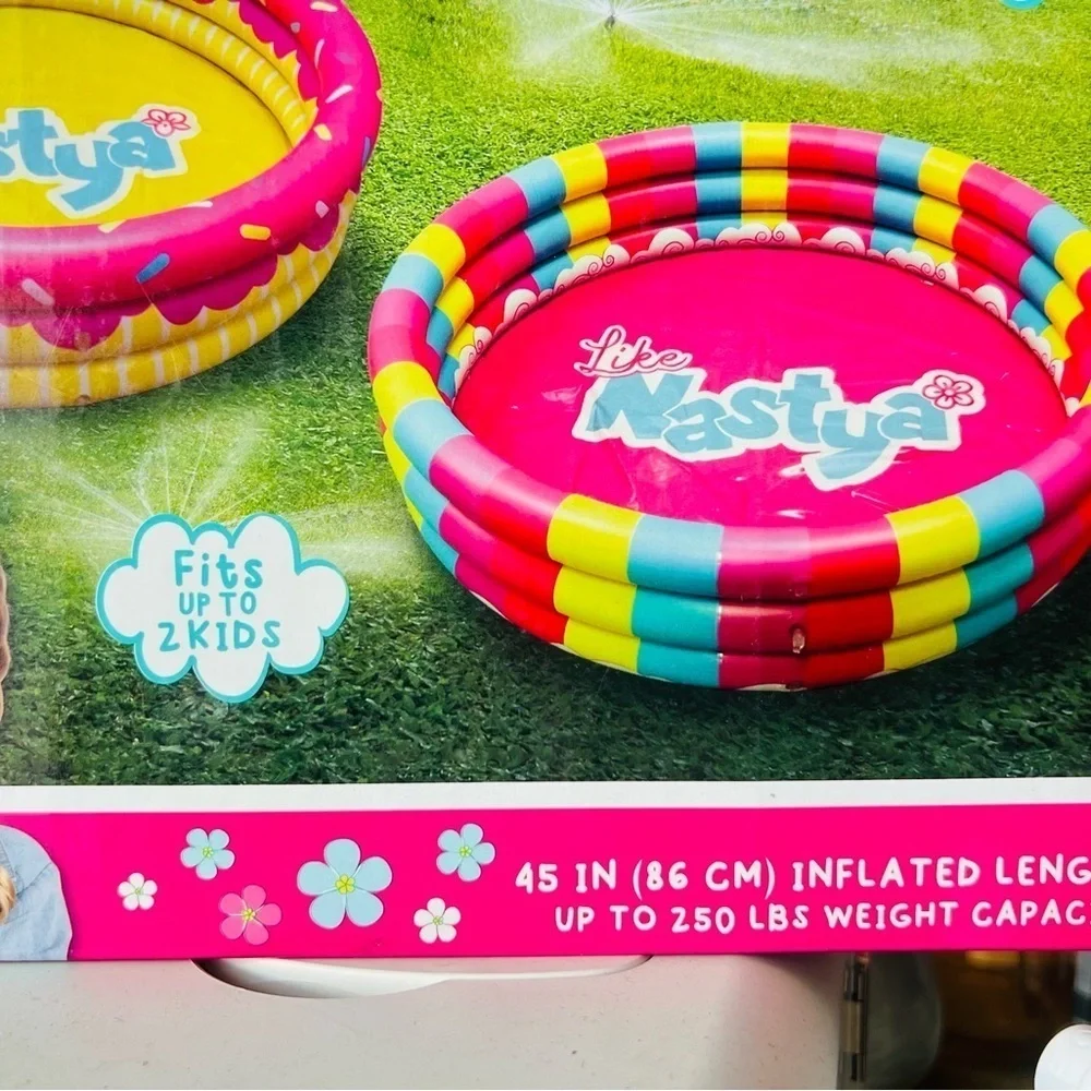 Princess Multicolor Kiddie Pools 2 pack new